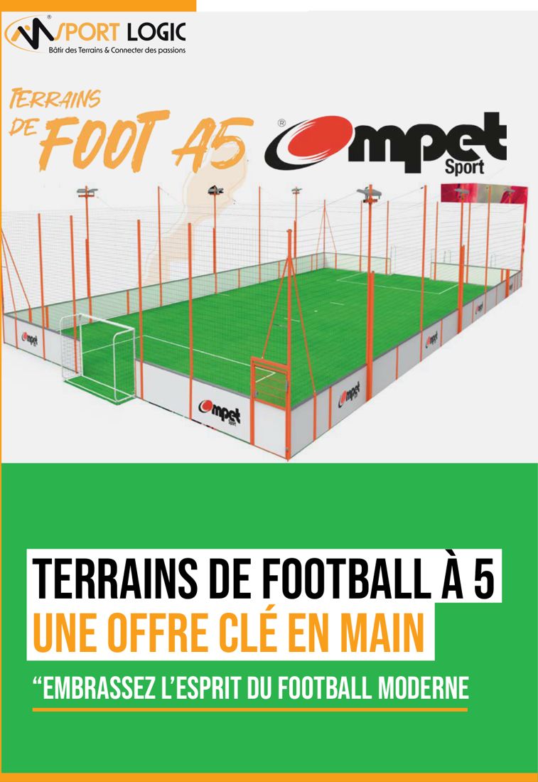 Terrains de football à 5 — une offre clé en main — Sportlogic